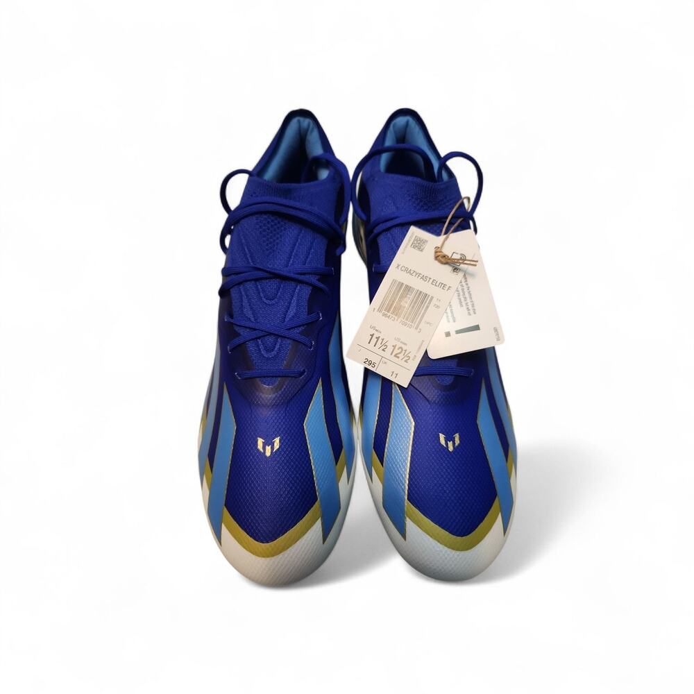 Adidas X Crazyfast Elite FG Messi Soccer Cleats Blue Men’s 11.5 – NWT w/ Bag